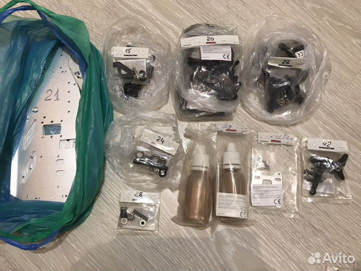 Детали для rc модели Mersedes DTM 2008 Deagostini