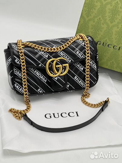 Женская сумка Gucci Marmont через плечо