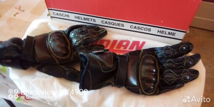 Шлем для мотоцикла +перчатки