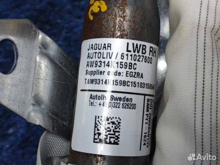 Подушка безопасности шторка правая Jaguar Xj X351