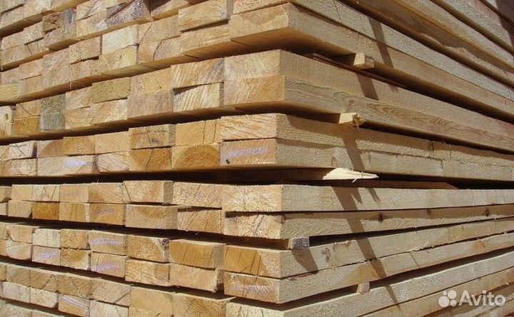 Доска обрезная ест. влаж. хвоя 2 сорт 50х150х6,0