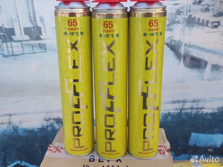 Монтажная пена зимняя Profflex 65 lite