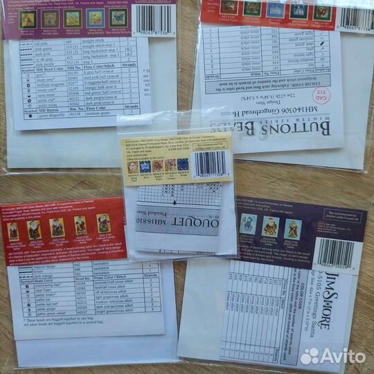 Остатки от набора для вышивания Mill Hill