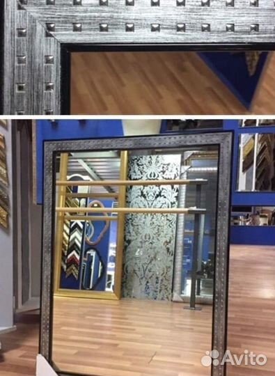 Белое зеркало с подсветкой