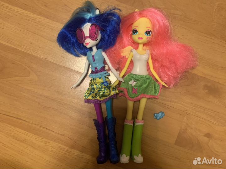 My little pony куклы Equestrian girls + машина