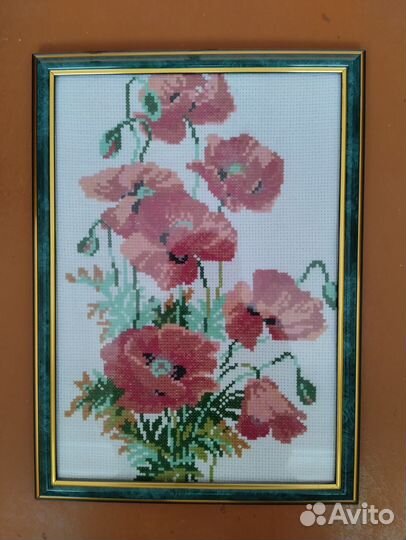Картина вышитая крестиком