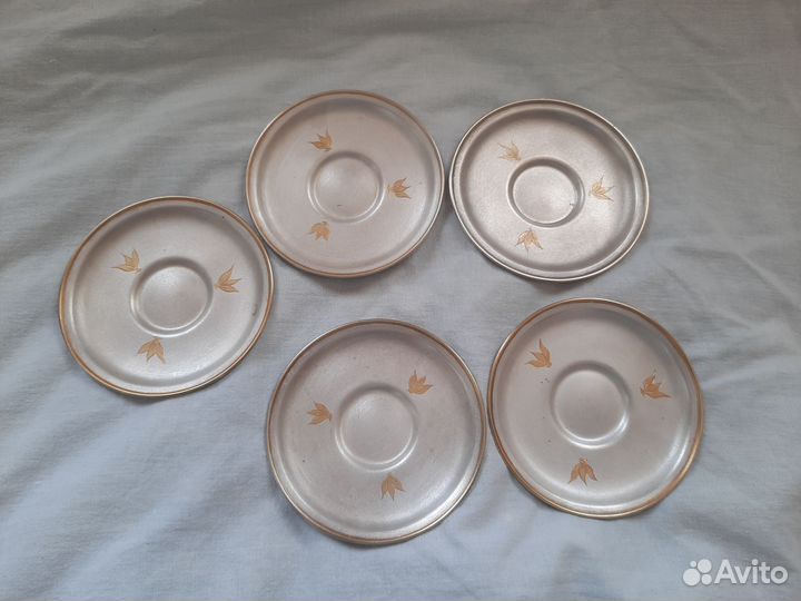 Кофейные пары Мельхиор Серебрение Золочение