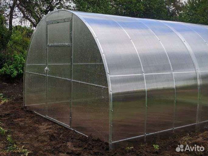 Теплица усиленная поликарбонат, рассрочка, кредит