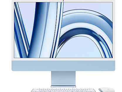 iMac 24"M3 8CPU 10GPU 8/256GB Blue(mqrq3)