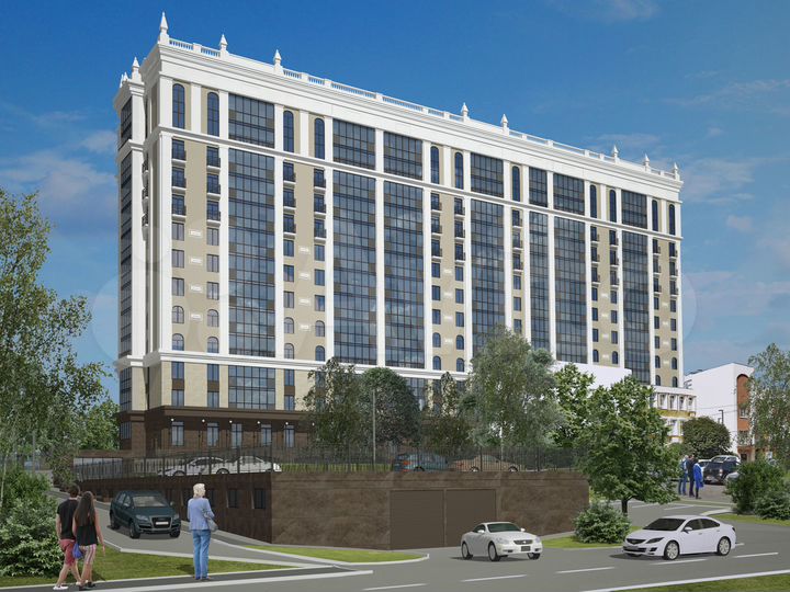 3-к. квартира, 114,5 м², 2/13 эт.