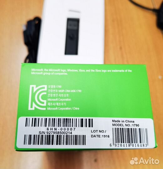 Ресивер Microsoft wireless adapter xbox