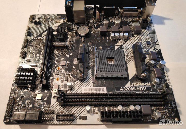 Мат. плата AM4 ASRock A320M-HDV R4.0