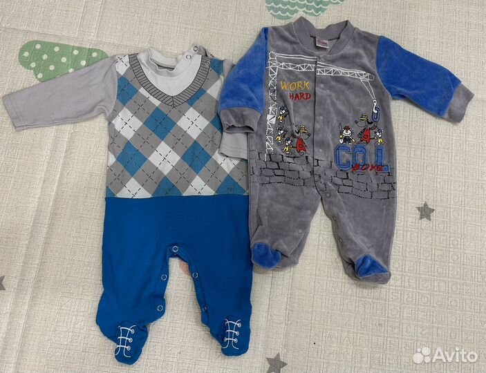 Вещи пакетом на мальчика 0-6