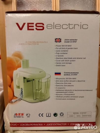 Соковыжималка Ves Electric