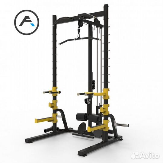 Многофункциональная силовая рама с верхним и нижни