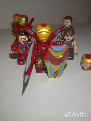 Лего аналог Железный человек минифигурки
