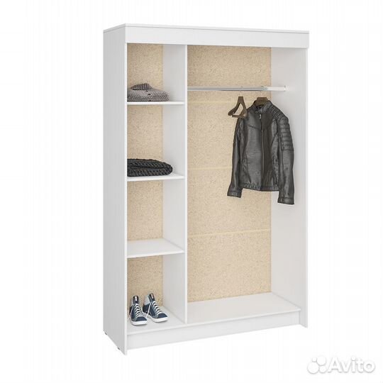 Шкаф-купе Бостон, белый