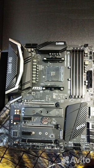 Мать x470+ проц ryzen 7 2700 + башня