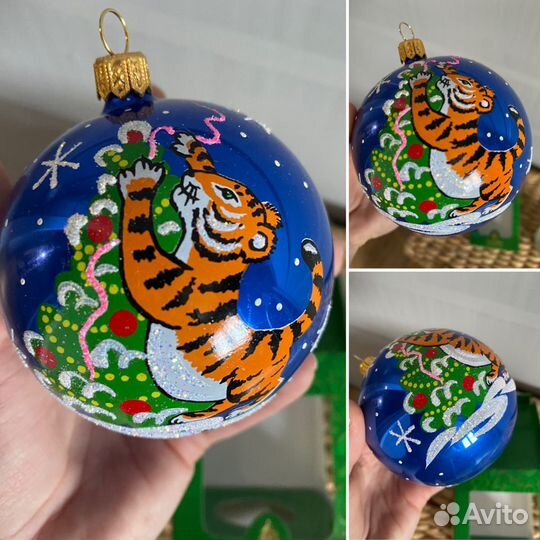 Елочные игрушки стекло