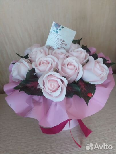 Мыльные розы букеты