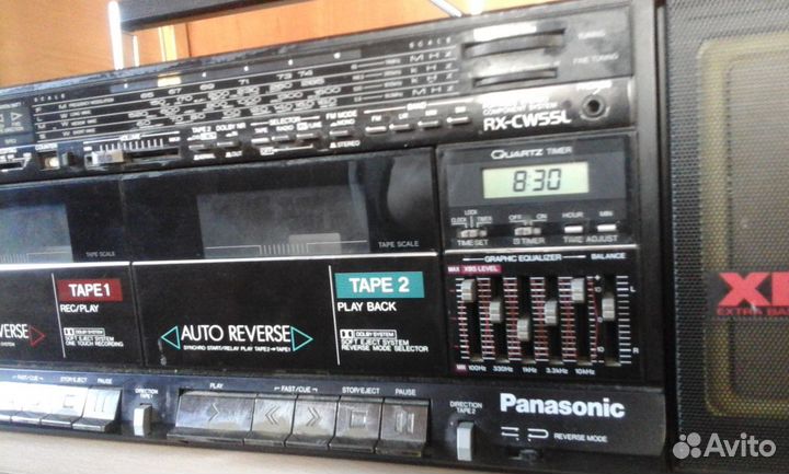 Panasonic RX - CW 55L. Магнитола конца 80х
