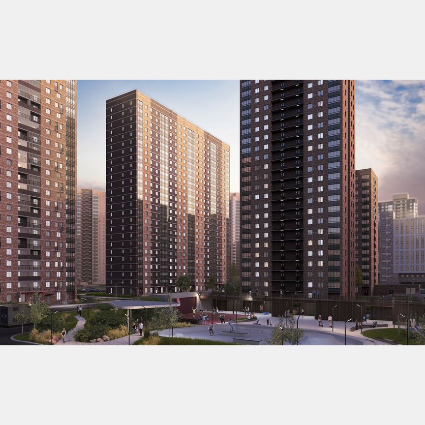 2-к. квартира, 55,4 м², 20/27 эт.