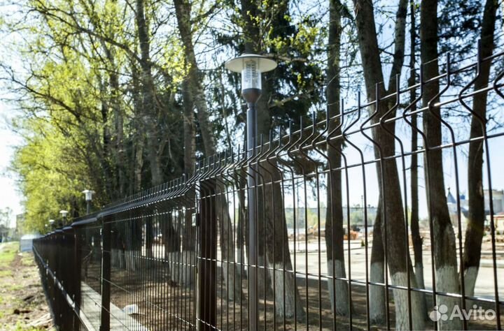 Забор из 3D сетки