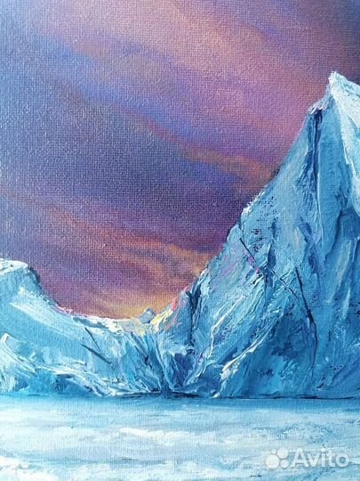 Картина маслом Айсберг Гренландия