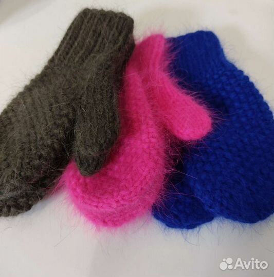 Варежки детские от 9 месяцев до 4 лет