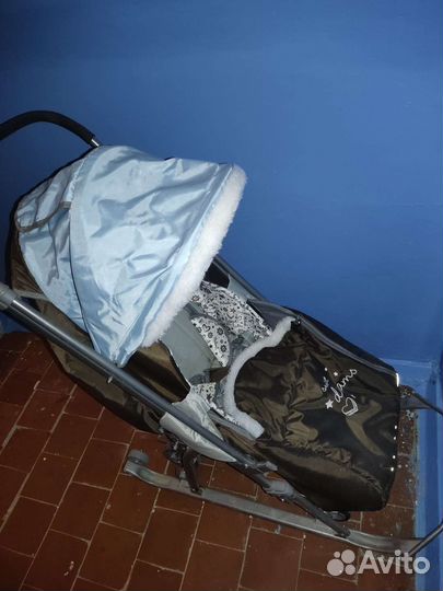 Коляска санки