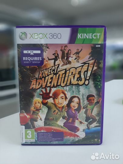 Kinect adventures (xbox 360, бу)