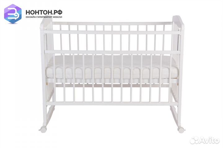 Кроватка детская Алиса белая
