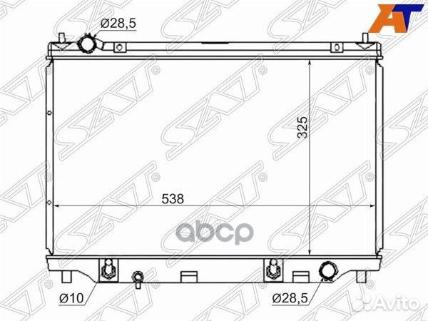 Радиатор Mazda Demio 02-07 / Mazda2 02-07 / Ver