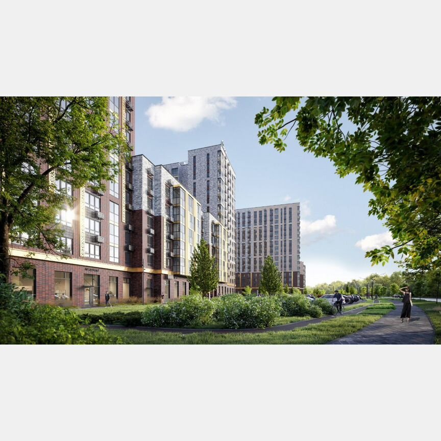 2-к. квартира, 62,9 м², 2/18 эт.