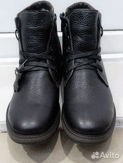 Ботинки кожа\мех муж