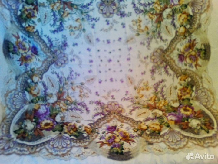 Павлопосадский платок шаль новый