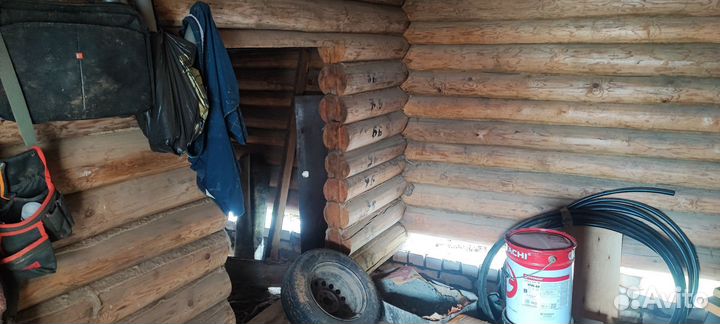 Баня сруб с крышей