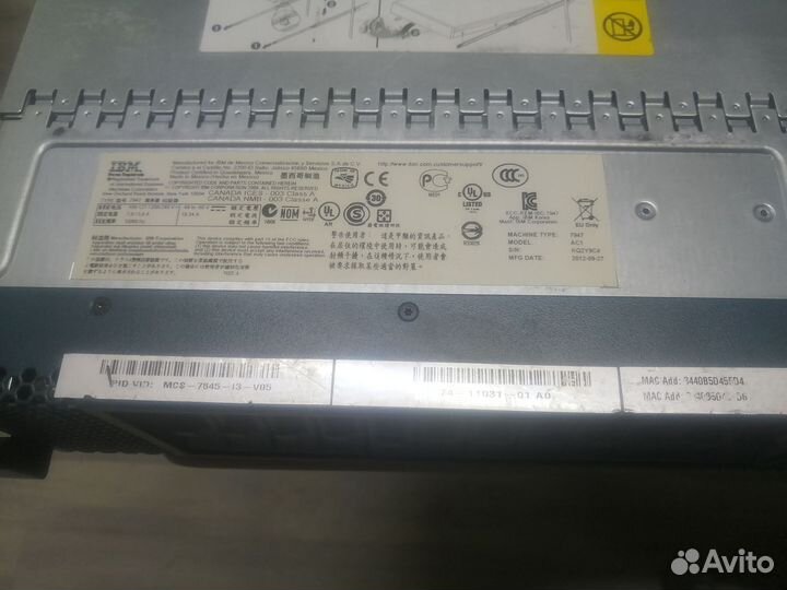 Сервер Cisco mcs 7800 serues 2u