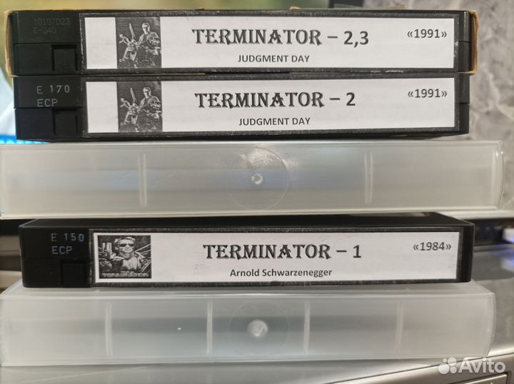 Видеокассеты Терминатор