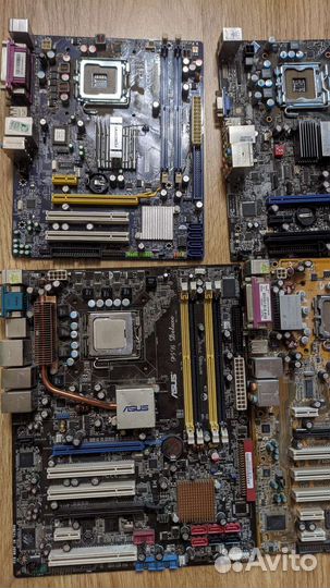 Платы 775 + mini itx cpu