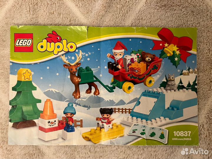 Lego дупло 10837 новый год
