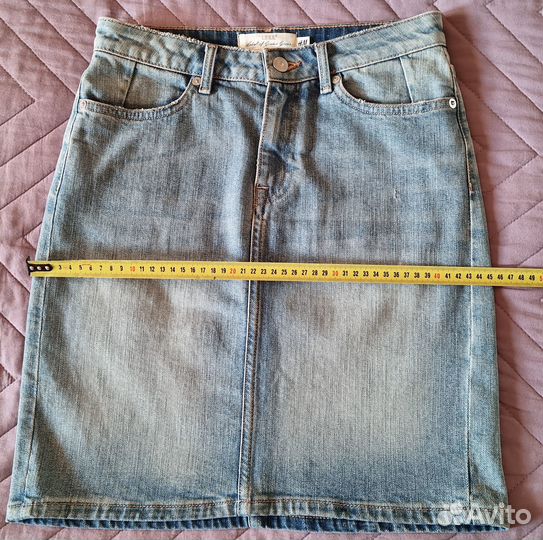 Юбка джинсовая H&M 36 размер и Русалка миди