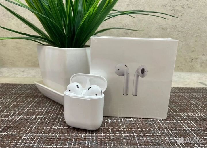 Наушники Airpods 2 Кейс \ беспроводная зарядка