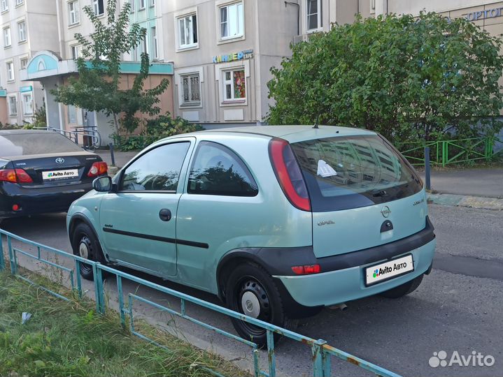 Opel Corsa 1.2 МТ, 2001, 206 390 км