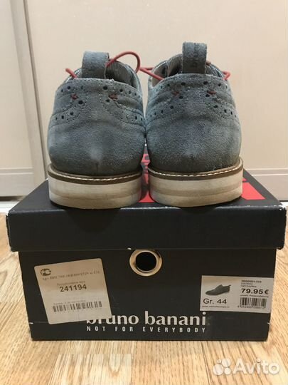 Полуботинки Bruno Banani мужские 44 размер