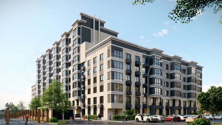 3-к. квартира, 66,4 м², 3/6 эт.