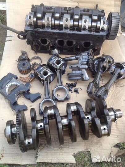 Фольскваген Транспортёр Т5 двигатель в разборе