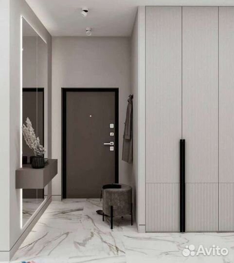 Зеркало с парящей подсветкой