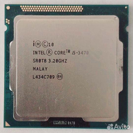 Процессор Intel Core i5-3470 в идеальном состоянии