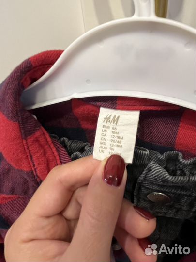 Рубашка на мальчика H&M 86